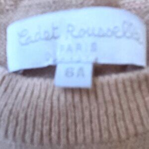French Brand Cadet Rousselle Pink 100% Cashmere Sweater